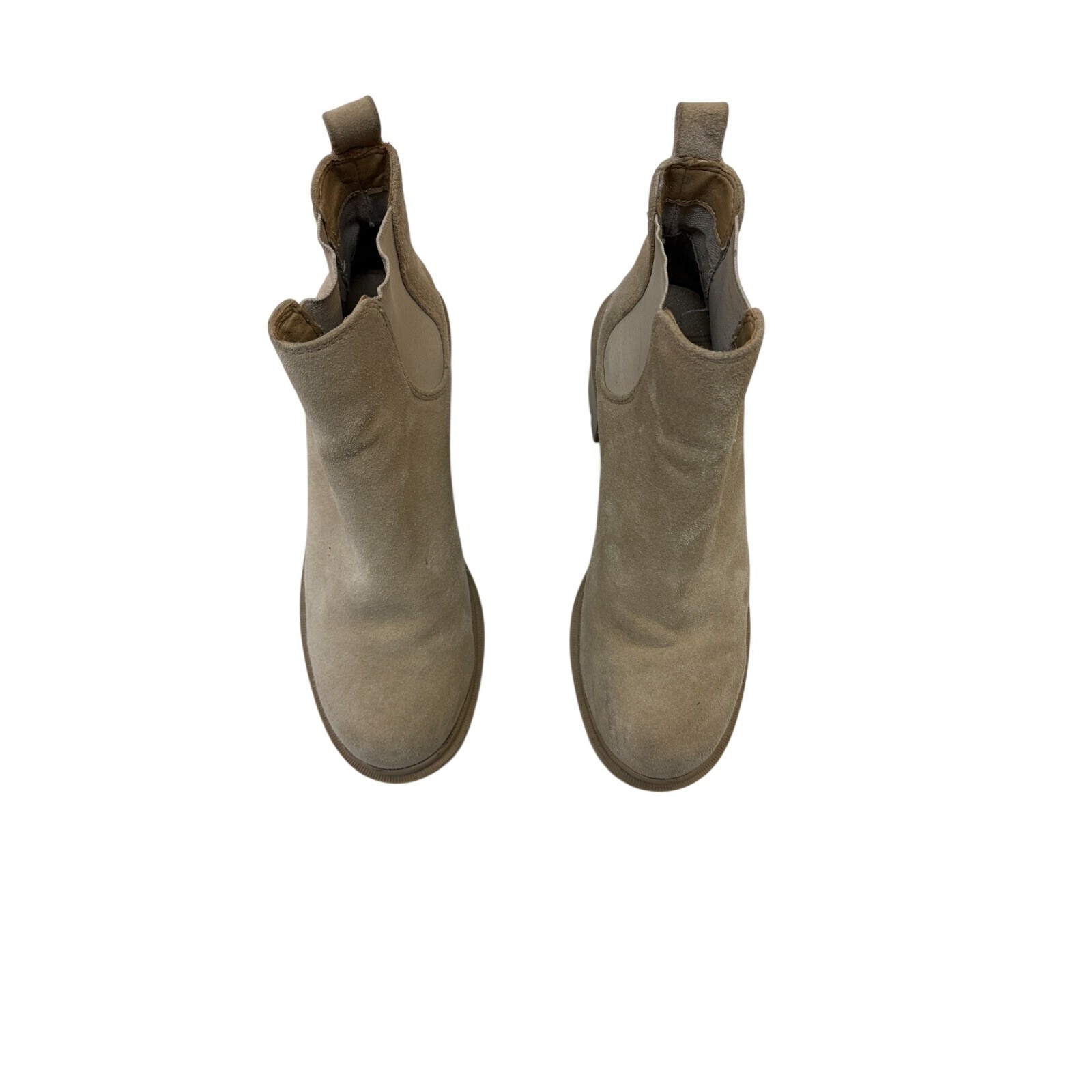 Steve Madden Boots Women's Size 9m Tan Suede Lug Sole Sand